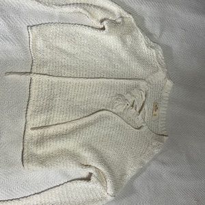 Hollister knitted white sweater, xs